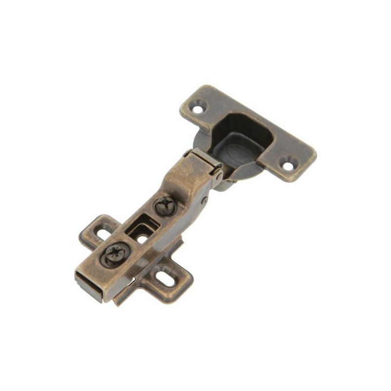 Zawias puszkowy bliźniaczy 35mm złoto antyczne CLIP mod. 4100