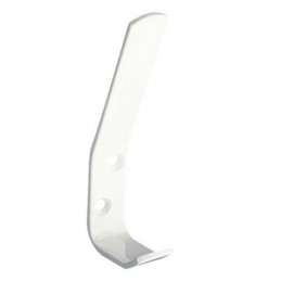 Wieszak stalowy 115x18x42mm biały mod. 11