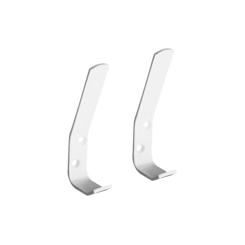 Wieszak 11-115x18x42mm biały 2 szt. DIS