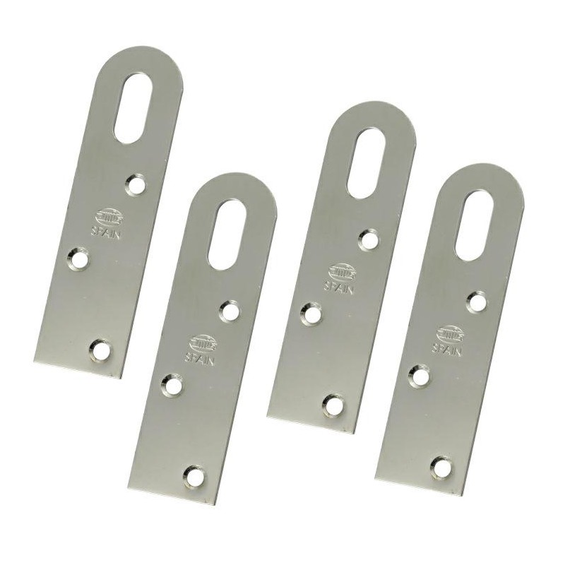 Wieszak do szafek 80x22mm niklowany 4 szt. mod.1 DIS