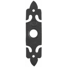 Szyld pod przycisk dzwonka 30x127mm czar
