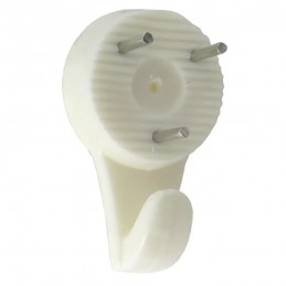 Wieszaczki haczyki wbijany 30x18mm kremowy 5szt. mod. 200DIS