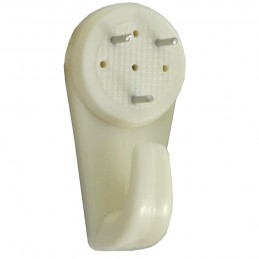 Wieszaczki haczyki wbijane 40x20mm kremowy 3szt. mod.200 DIS