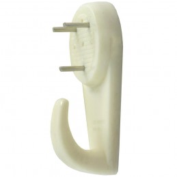 Wieszaczki haczyki wbijane 40x20mm kremowy 3szt. mod.200 DIS