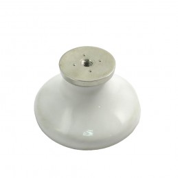 Gałka meblowa ceramiczna 45mm biała malowana kwiaty Decore Floreale IT-P48