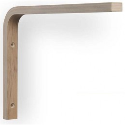 Wspornik półki drewniany naturalny 300x250 mm mod. ELLE 30