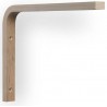 Wspornik półki drewniany naturalny 300x250 mm mod. ELLE 30