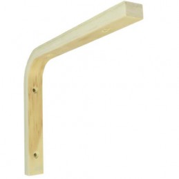 Wspornik półki drewniany naturalny 180x150mm mod. ELLE 18