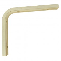 Wspornik półki drewniany naturalny 180x150mm mod. ELLE 18