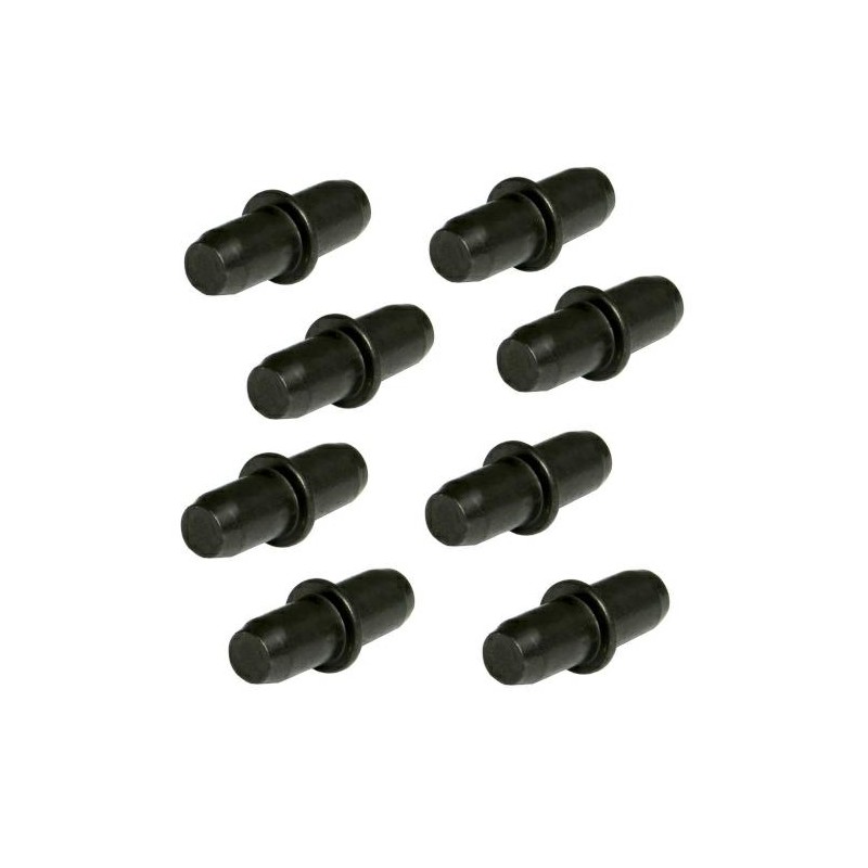 Podpórka meblowa 16x5mm czarna 8szt mod.160 woreczek