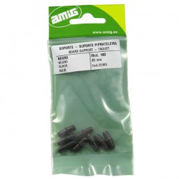 Podpórka meblowa 16x5mm czarna 8szt mod.160 woreczek