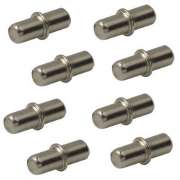 Podpórki do półek meblowych bolce 16x5mm niklowane mod.160 8szt. DIS