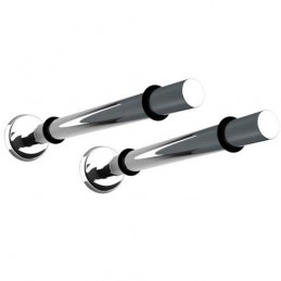 Wspornik półki szklanej stalowy chrom 200mm mod. ONE 2szt.