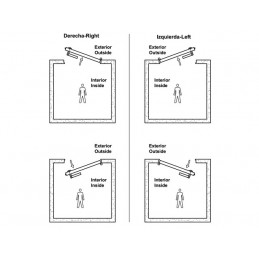 Klamka GAMMA aluminiowa czarna Le.