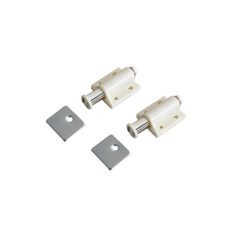 Zatrzask meblowy magnetyczny pojedynczy biały do szafek TIP-ON mod. 110 2szt.