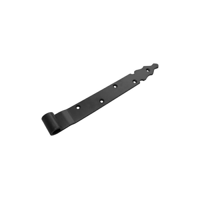 Zawias pasowy 300mm ozdobny czarny do fi. 14mm mod.7010