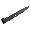 Zawias pasowy 300mm ozdobny czarny do fi. 14mm mod.7010