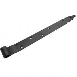 Zawias pasowy 7010-400 ozdobny czarny