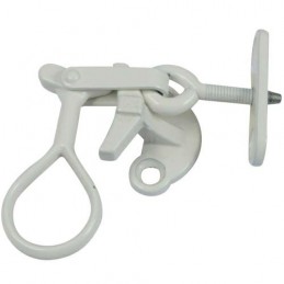 Zamknięcie do okien otwieranych na zewnątrz Hak IPA 21396 z zaczepem biały