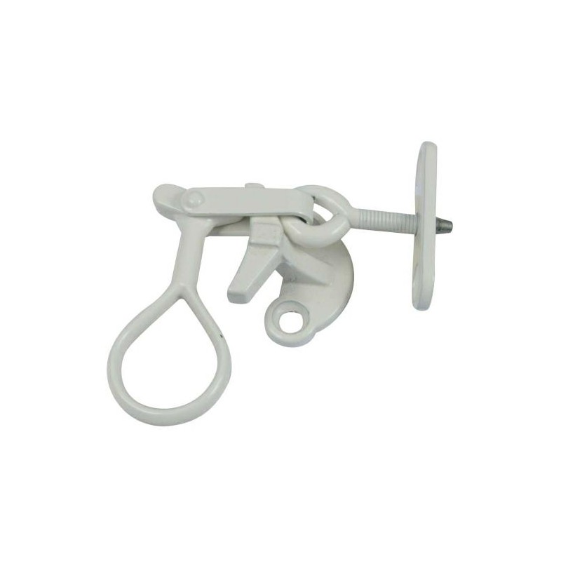 Zamknięcie do okien otwieranych na zewnątrz Hak IPA 21396 z zaczepem biały