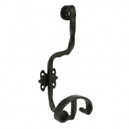 Wieszak ścienny 210mm czarny rustykalny 3-uchwyty mod.102