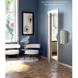 Zamek magnetyczny TOUCH 18x196mm biały do drzwi ukrytych