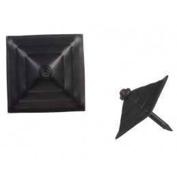 Ćwiek gwóźdź ozdobny piramida 40x40mm czarny mod.6