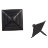 Ćwiek gwóźdź ozdobny piramida 40x40mm czarny mod.6