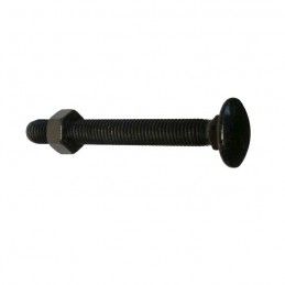 Śruba stolarska czarna M7x60mm z nakrętką 10szt. mod. 6000 DIS