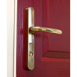 Klamka BERWICK MP wkładka 44 L/L drzwi 70mm czarna