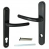 Klamka BERWICK MP wkładka 92 L/L drzwi 70mm czarna