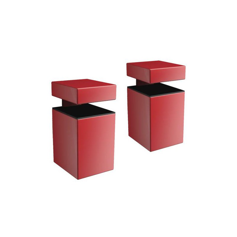 Podpórka regulowana czerwona do półek 1-21mm 2szt. BLOCK 4 R447