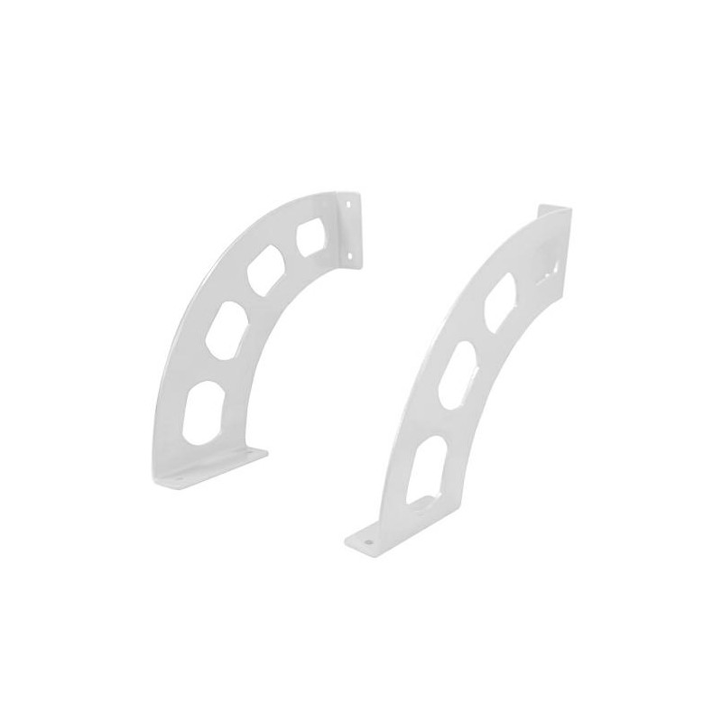 Wspornik półki stalowy biały 190x180mm mod. BOOMERANG 20 2szt.