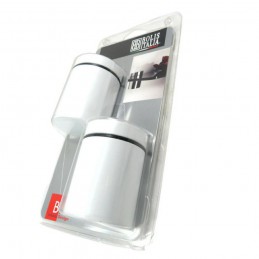 Podpórka regulowana biała do półdek 1-38mm 2szt. mod. BASKET 5 ref.449