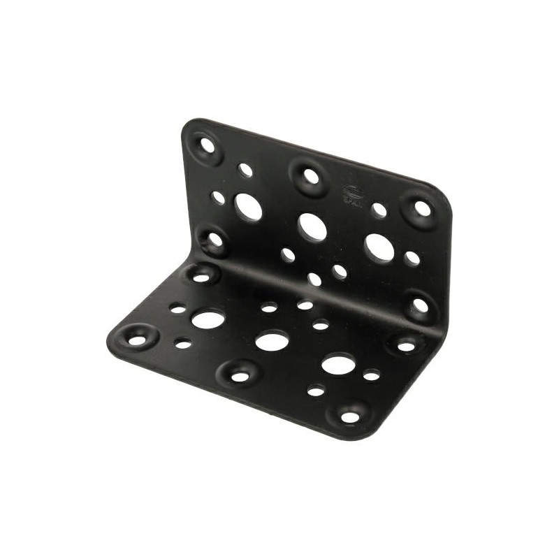 Łącznik kątowy do belek 60x60x100x2,2mm czarny mod.304