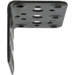 Łącznik kątowy do belek 60x60x100x2,2mm czarny mod.304
