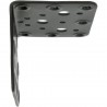 Łącznik kątowy do belek 80x80x100x2,2mm czarny mod.304