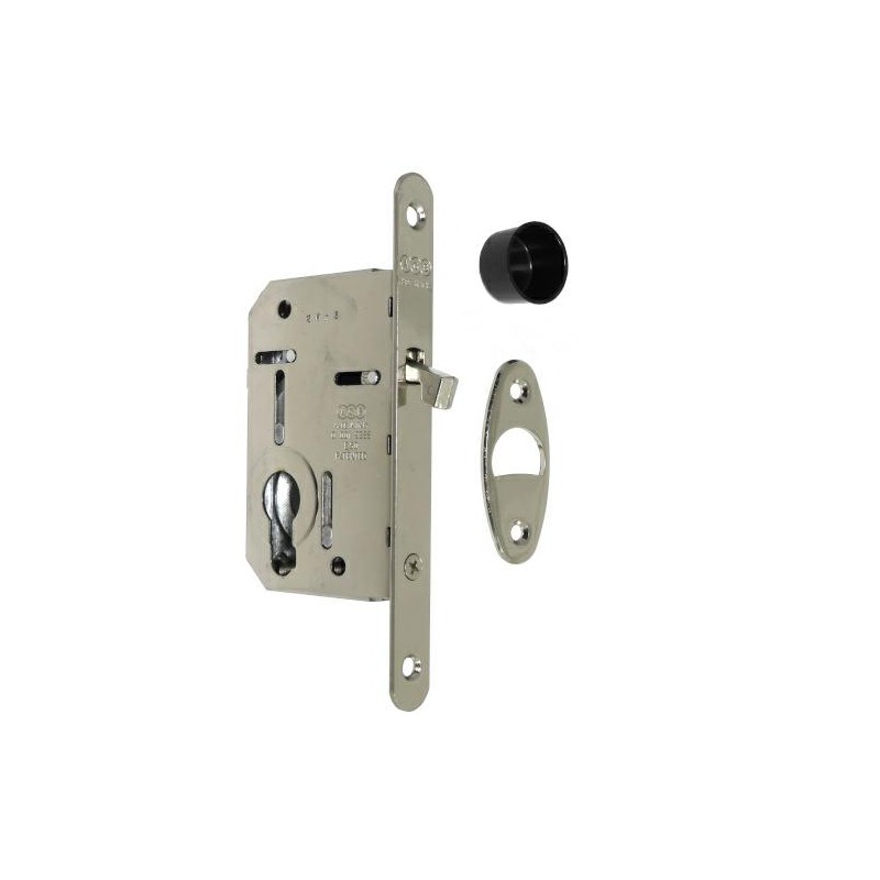 Zamek hakowy na wkładkę 50mm F16 nikiel mod. SCIVOLA Tre