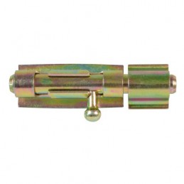 Zasuwka do spawania 70mm na kłódkę żółty ocynk mod.464