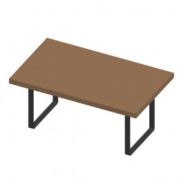 Noga rama stalowa wys. 35cm szara mod. 218-G35