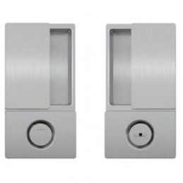 Uchwyt wpuszczany WAVE WC srebrny anodowany