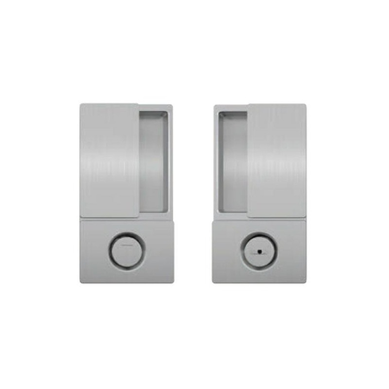 Uchwyt wpuszczany WAVE WC srebrny anodowany