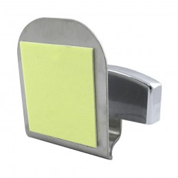 Wieszak ubraniowy pojedynczy INOX + plastik chromowany mod. 8