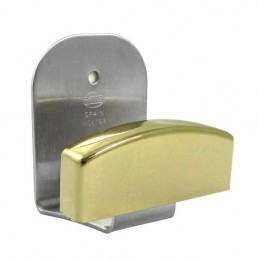 Wieszak pojedynczy przyklejany / przykręcany INOX / złoty 50x40mm mod. 8