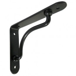 Wspornik półki stalowy czarny 110x140mm PALLADIO 14