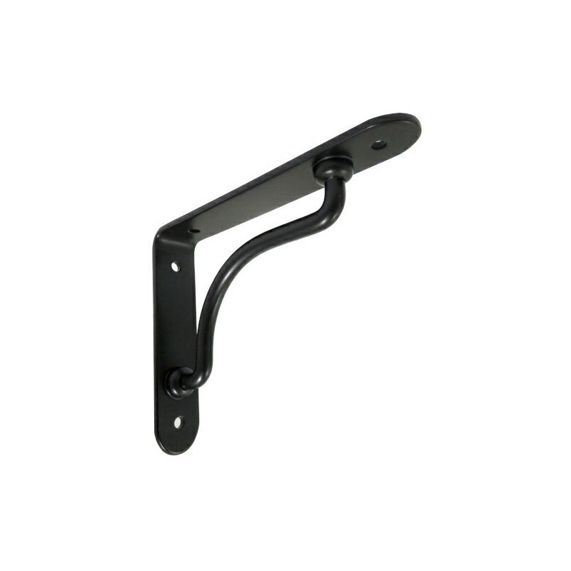 Wspornik półki stalowy czarny 110x140mm PALLADIO 14