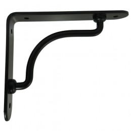 Wspornik półki stalowy czarny 110x140mm PALLADIO 14