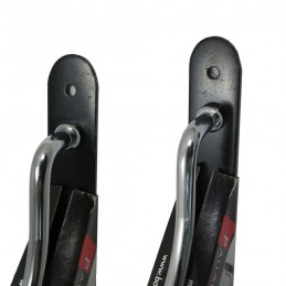 Wspornik półki stalowy czarny/chrom 180x230mm PALLADIO 23 powystawowe