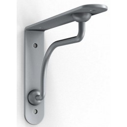 Wspornik półki stal srebrny 180x230mm PALLADIO 23