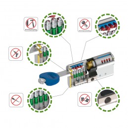 Wkładka 20000-90 45/45 mos satyna